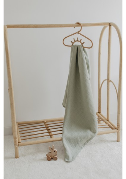Adaçayı Çift Katlı Müslin Bebek Örtü 100X100CM fırsatları