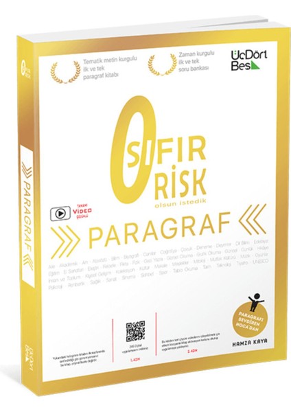 TYT Paragraf Sıfır Risk Soru Bankası