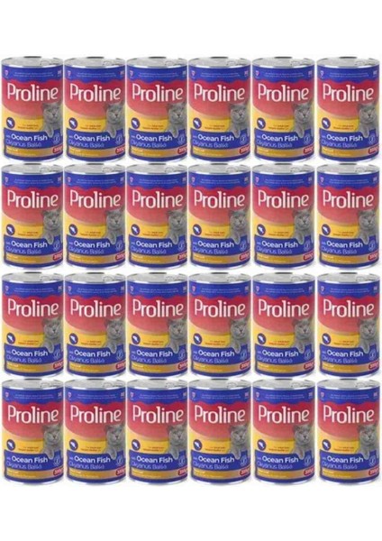 Pro Line (Gölge Av) Okyanus Balıklı Kedi Konservesi 24 Adet Yaş Mama
