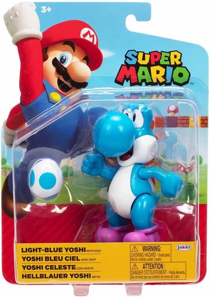 Ntd Super Mario Figür W27 UPM00000 - Light Blue Yoshi