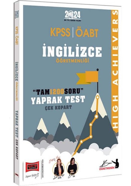 2024 ÖABT İngilizce Çek Kopart Yaprak Test