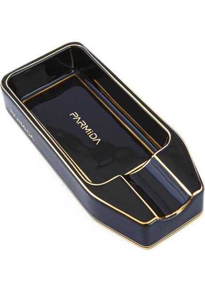 Parmida Tekli Geniş Siyah Puro Küllük