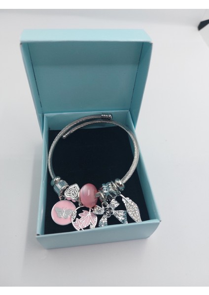 Pembe Pandora Kelebek Detaylı