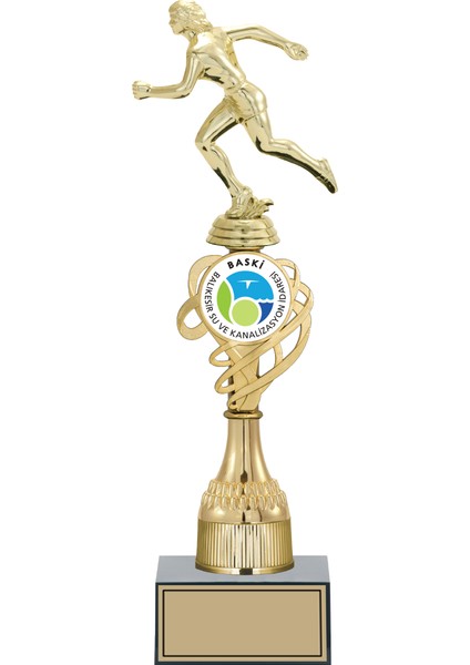 - Figürlü Kupalar - Atletizm Kadın Figürlü Kupalar FG-033 C - 38 cm