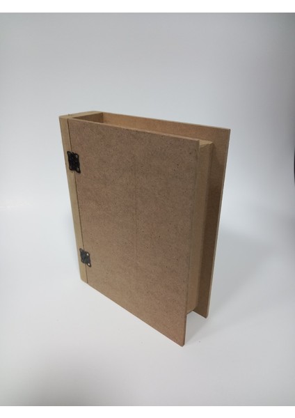 Boyanabilir Ahşap Ham Mdf Küçük Kitap Kutu (5X16X20 Cm)