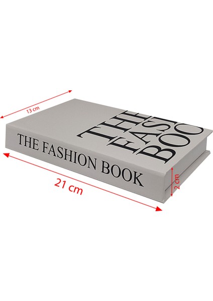 The Fashion Book Küçük Boy Dekoratif Kitap Kutusu