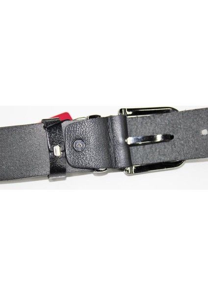 Manda Deri Baskılı Siyah Erkek Kotpantolon Kemeri fırsatları