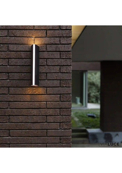 12 Watt Gün Işığı Plastik Kasa LED Aplik, Bahçe, Teras, Kafe, Bar, Yazlık, Bungalov Apliği, Armatür