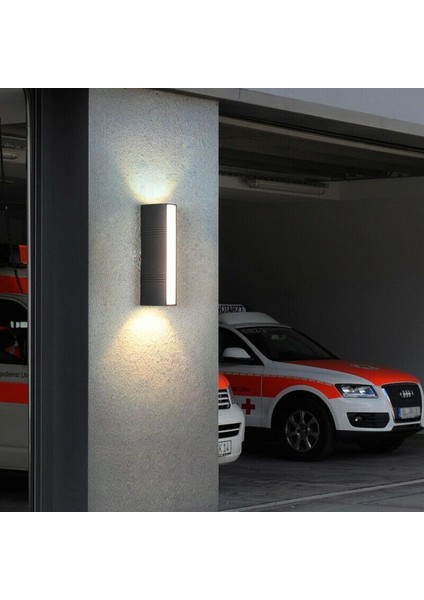 12 Watt Gün Işığı Plastik Kasa LED Aplik, Bahçe, Teras, Kafe, Bar, Yazlık, Bungalov Apliği, Armatür