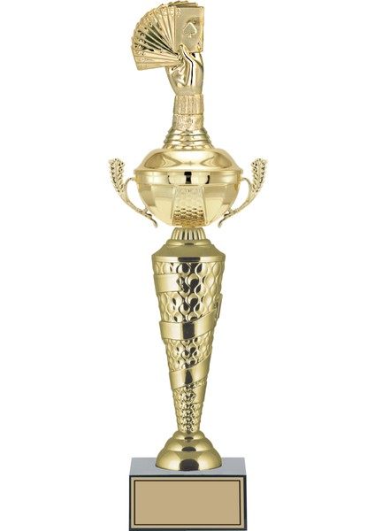 - Figürlü Kupalar - Briç Figürlü Kupalar FG-076 B - 48 cm