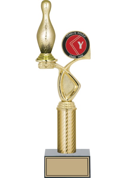 - Figürlü Kupalar - Bowling / Pin Figürlü Kupalar FG-015 B - 37 cm