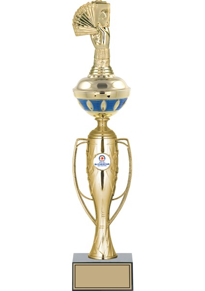 - Figürlü Kupalar - Briç Figürlü Kupalar FG-074 C - 47 cm