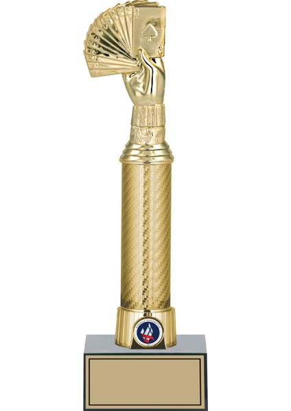 - Figürlü Kupalar - Briç Figürlü Kupalar FG-008 A - 33 cm