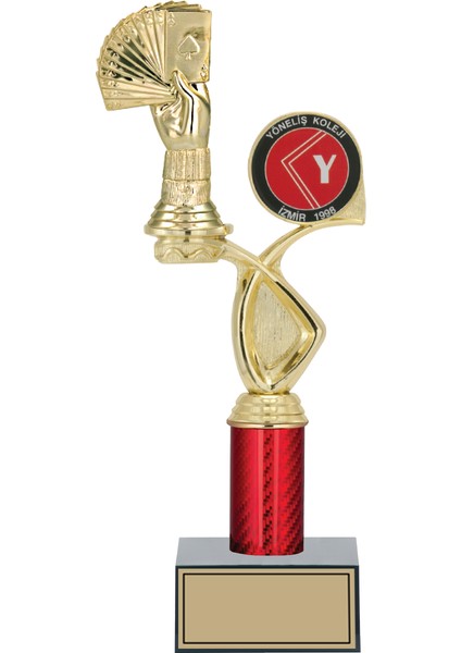 - Figürlü Kupalar - Briç Figürlü Kupalar FG-016 C - 34 cm