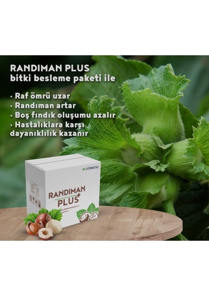 Randıman Plus, 10.5.40+ME, CALSİMAGSİ, N-ZN 15, AMİNO ASİT içermektedir.