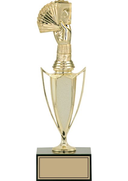 - Figürlü Kupalar - Briç Figürlü Kupalar FG-039 B - 32 cm