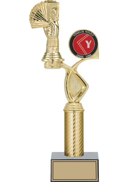 - Figürlü Kupalar - Briç Figürlü Kupalar FG-015 B - 36 cm