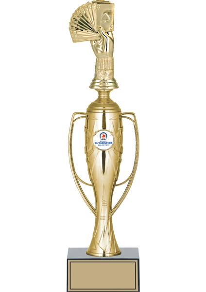 - Figürlü Kupalar - Briç Figürlü Kupalar FG-025 A - 36 cm