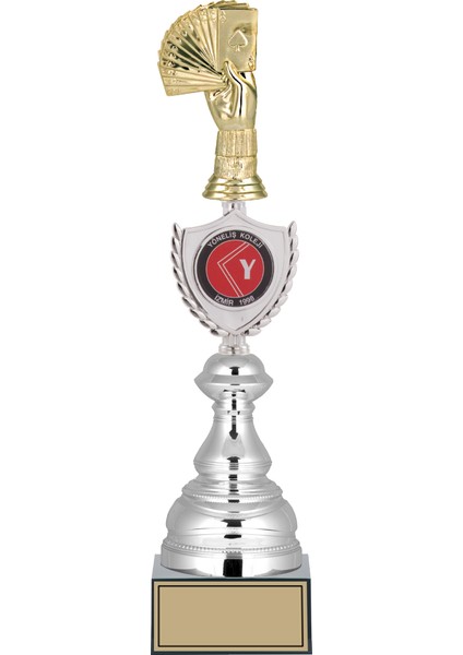 - Figürlü Kupalar - Briç Figürlü Kupalar FG-035 A - 41 cm