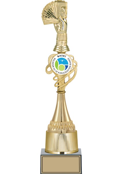 - Figürlü Kupalar - Briç Figürlü Kupalar FG-033 A - 42 cm