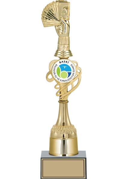 - Figürlü Kupalar - Briç Figürlü Kupalar FG-033 B - 39 cm