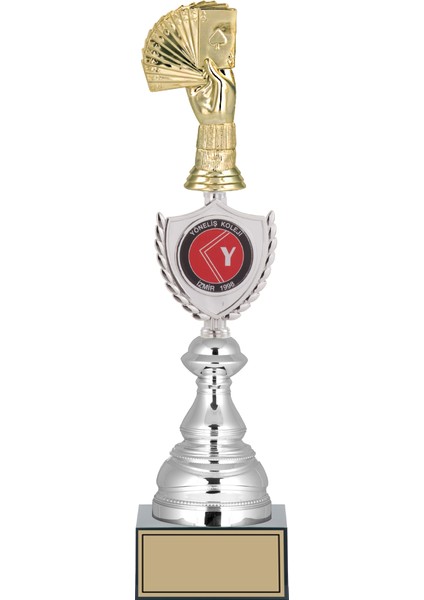 - Figürlü Kupalar - Briç Figürlü Kupalar FG-035 B - 39 cm