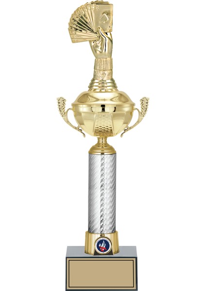 - Figürlü Kupalar - Briç Figürlü Kupalar FG-058 A - 45 cm