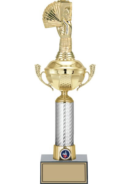 - Figürlü Kupalar - Briç Figürlü Kupalar FG-058 B - 42 cm