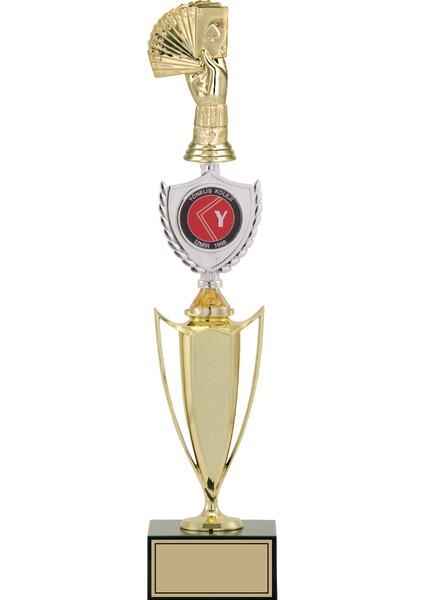 - Figürlü Kupalar - Briç Figürlü Kupalar FG-042 A - 46 cm