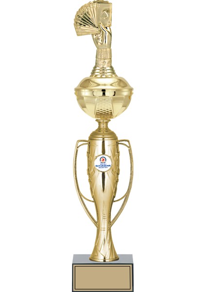 - Figürlü Kupalar - Briç Figürlü Kupalar FG-071 C - 47 cm