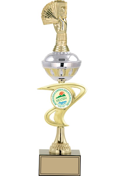 - Figürlü Kupalar - Briç Figürlü Kupalar FG-065 C - 43 cm
