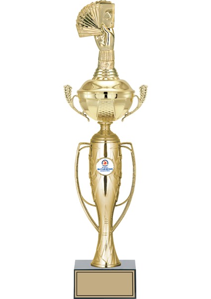 - Figürlü Kupalar - Briç Figürlü Kupalar FG-072 C - 47 cm