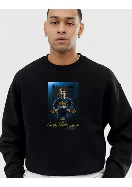 Irfan Can Kahveci Baskılı Oversize Sweatshirt 3 Ip