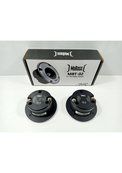 Dome Tweeter 8cm Pro Seri – 100W 50RMS Mobass Mbt-02 8cm Dome Tiz