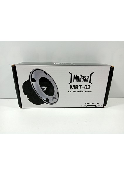 Dome Tweeter 8cm Pro Seri – 100W 50RMS Mobass Mbt-02 8cm Dome Tiz