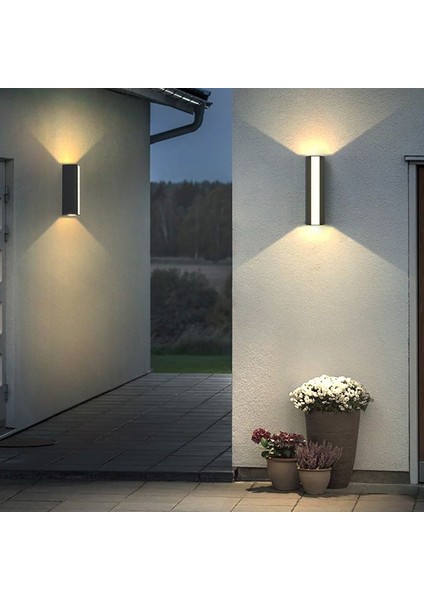 Modern ve Şık Tasarım 12 Watt Gün Işığı LED Armatür, Villa, Kafe, Bar, Otel, Bahçe, Balkon LED Aplik fiyatları