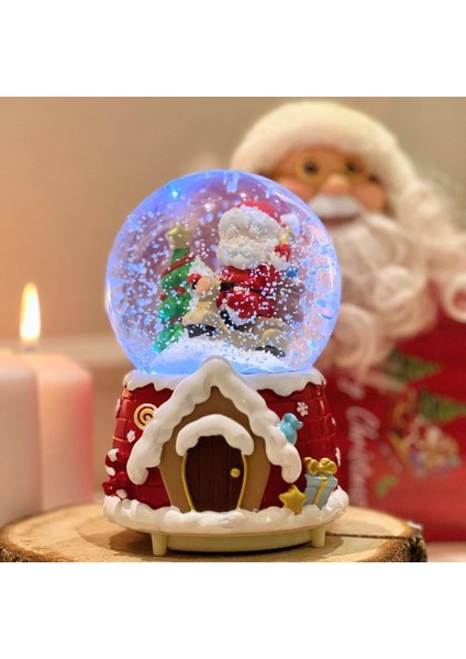 Yılbaşı Kar Küresi Mega Boy Otomatik Kar Üflemeli Işıklı Müzikli Kar Küresi modelleri