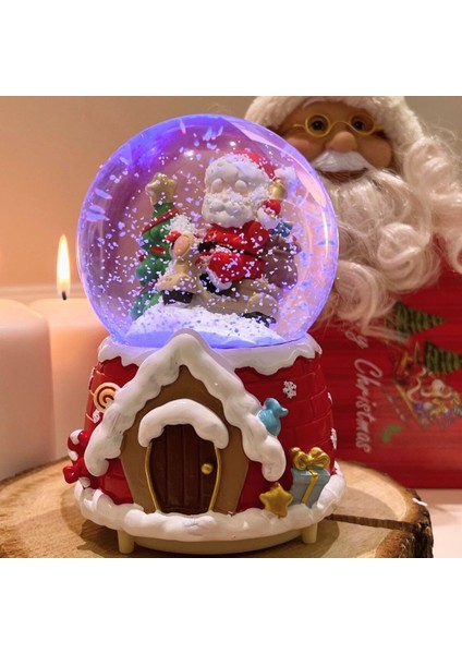 Yılbaşı Kar Küresi Mega Boy Otomatik Kar Üflemeli Işıklı Müzikli Kar Küresi fırsatları