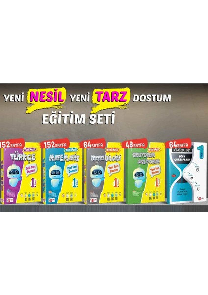 1.Sınıf 2.dönem Yeni Nesil Yeni Tarz Dostum Eğitim Setim