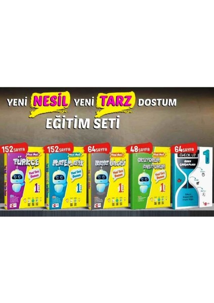 1.Sınıf 2.dönem Yeni Nesil Yeni Tarz Dostum Eğitim Setim