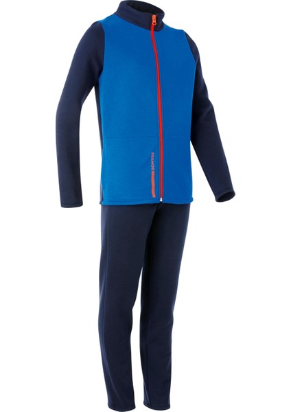 Domyos Çocuk Lacivert Mavi Eşofman Takımı - Warmy Zip
