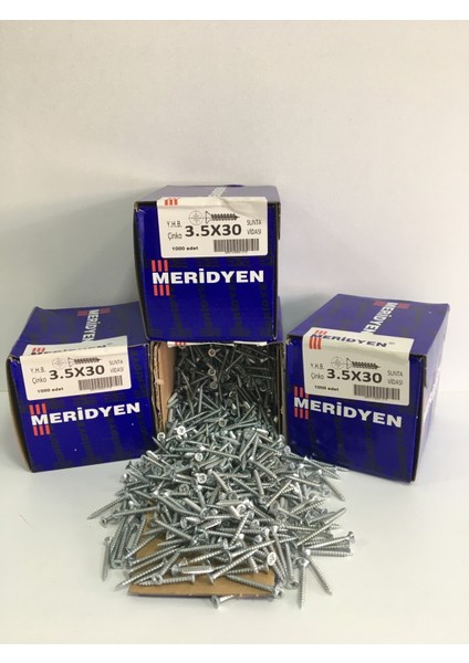 Sunta Vidası 3,5X30 mm Pk 1000 Adet