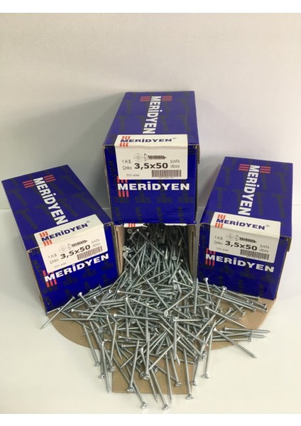 Sunta Vidası 3,5X50 mm Pk 500 Adet