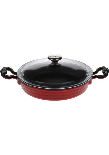 Brillant Situla Döküm Kapaklı Sahan Bordo 18 cm fiyatları