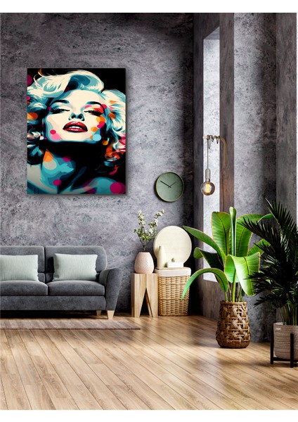 Marilyn Monroe Art Kanvas Tablo Minimalist, Dekoratif, Soyut, Modern