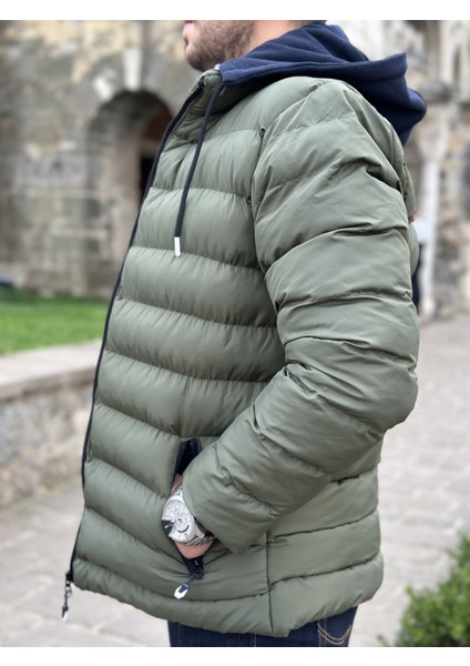 Erkek Kapşonlu Şişme Mont Puffer1 fırsatları