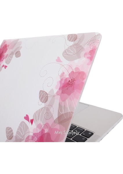 Macbook Air M1 Kılıf 13 inç A1932 A2179 A2337 ile Uyumlu Flower06NL