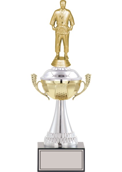 - Figürlü Kupalar - Judo / Karate Figürlü Kupalar FG-046 A - 37 cm