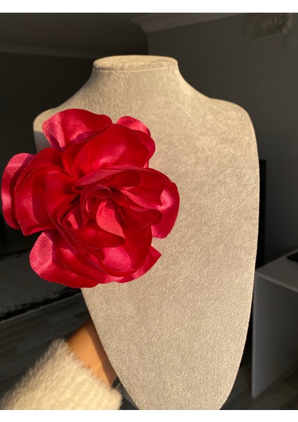 Pink Lady Pinky Lady Fuşya Renk Büyük Çiçek Broş modelleri