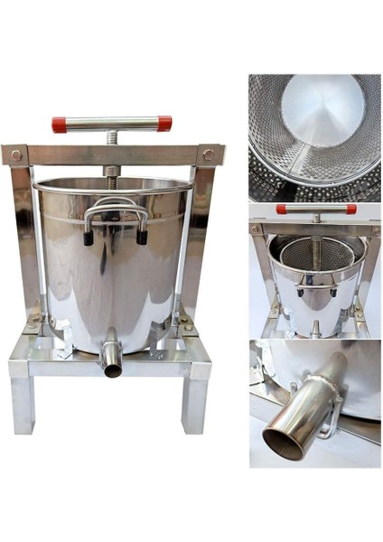 Ssb-10 Manuel 10 Litre Sır Sıkma Presi